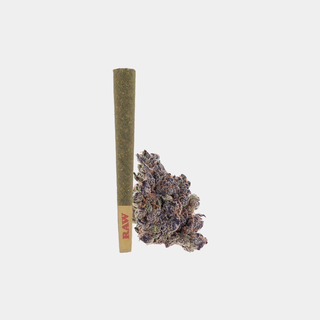 Acaiberry Gelato THCa Flower preroll, berry flavor and smooth finish, crafted for convenient smoking. Perfect for sharing