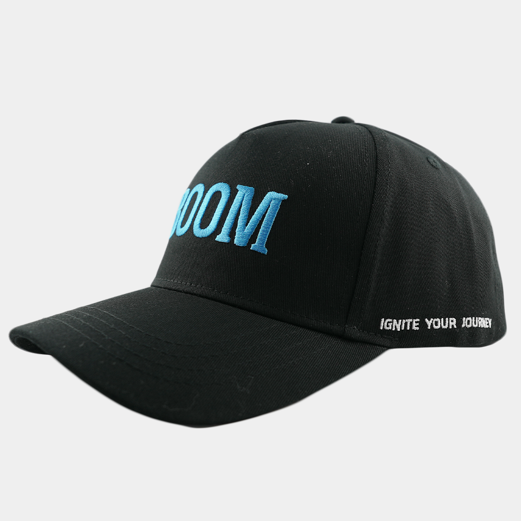 Dad Hat with Boom THCa Logo facing Left